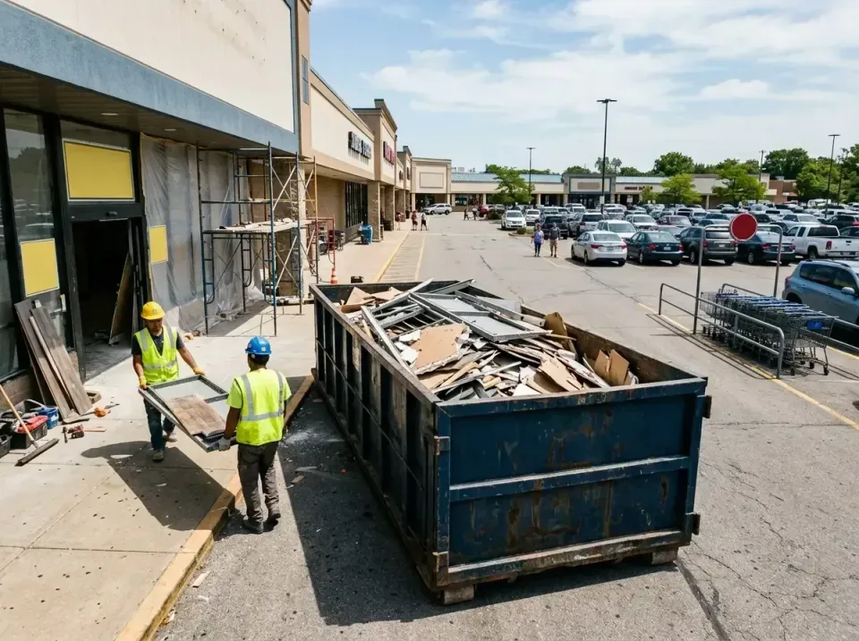 retail-store-renovation-debris-003 — frequently asked questions, Roll-off Dumpster Rentals in Kennesaw State University, GA
